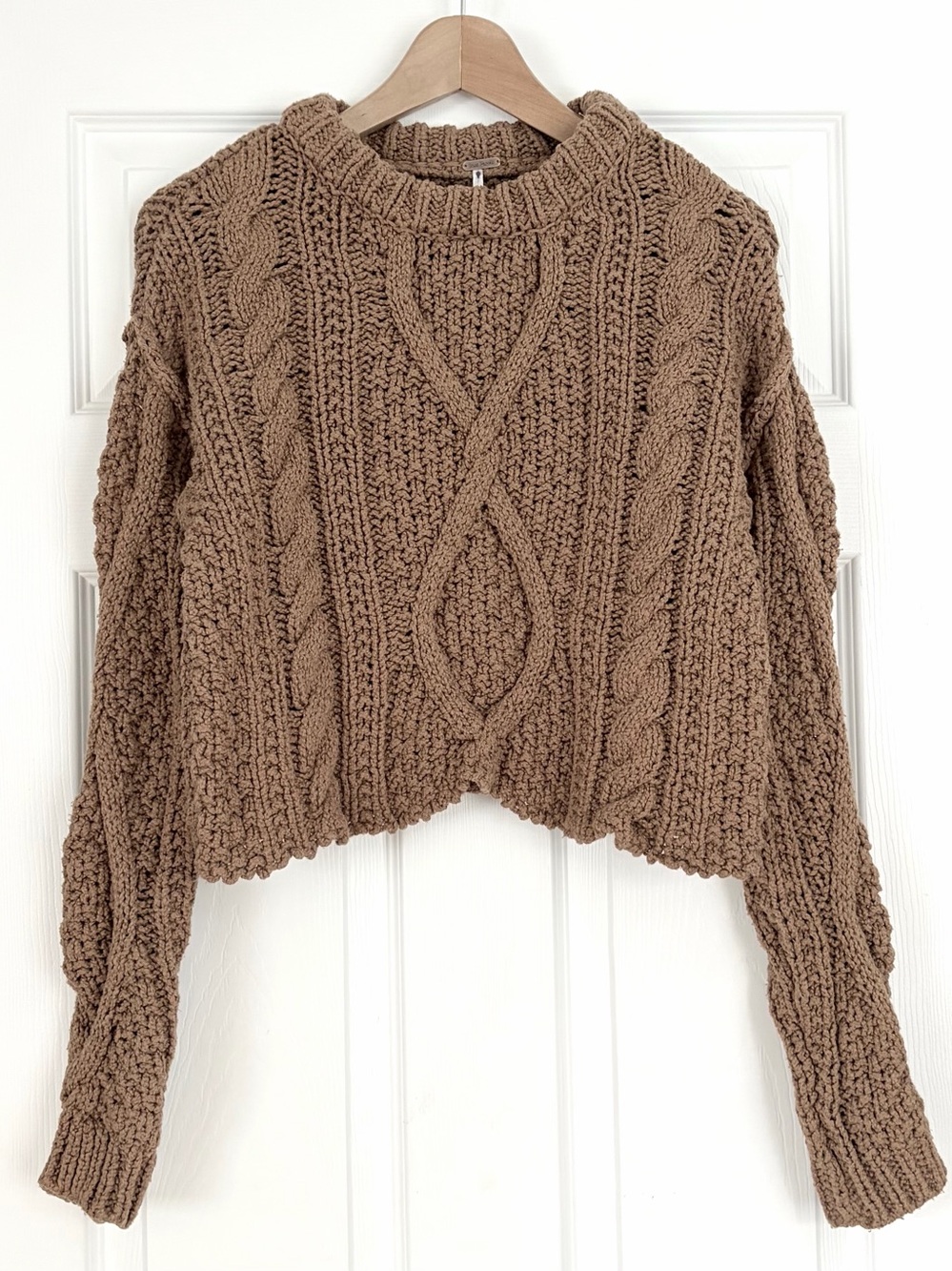 Free People Cutting Edge Cable KnitSweater Size XS